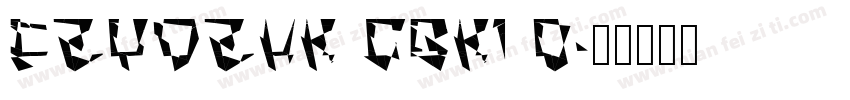 FZYDZHK GBK1 0字体转换